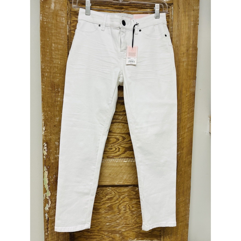 Juicy Couture 2 White Capri Jeans Flaunt It Seamless Skinny Stretch Boho Y2K NWT